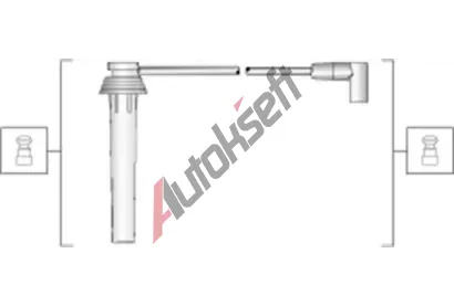 MAGNETI MARELLI Sada kabel pro zapalovn MAG 941318111276, 941318111276