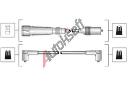 MAGNETI MARELLI Sada kabel pro zapalovn MAG 941318111283, 941318111283