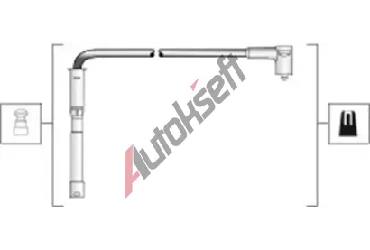 MAGNETI MARELLI Sada kabel pro zapalovn MAG 941318111287, 941318111287