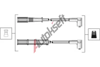 MAGNETI MARELLI Sada kabel pro zapalovn MAG 941318111301, 941318111301