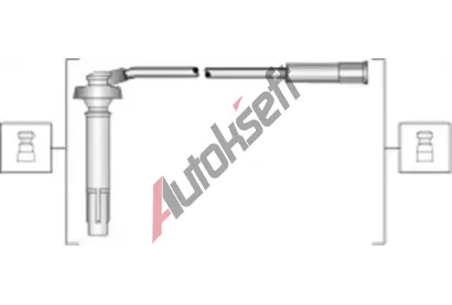 MAGNETI MARELLI Sada kabelů pro zapalování MAG 941318111309, 941318111309 MAGNETI MARELLI Sada kabelů pro zapalování MAG 941318111309, 941318111309
