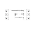 Sada kabel pro zapalovn MAGNETI MARELLI ‐ MAG 941319170013