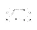 Sada kabel pro zapalovn MAGNETI MARELLI ‐ MAG 941319170027
