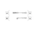 Sada kabel pro zapalovn MAGNETI MARELLI ‐ MAG 941319170066