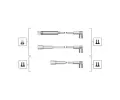 Sada kabel pro zapalovn MAGNETI MARELLI ‐ MAG 941319170072