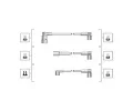 Sada kabel pro zapalovn MAGNETI MARELLI ‐ MAG 941319170080