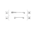 Sada kabel pro zapalovn MAGNETI MARELLI ‐ MAG 941319170090