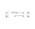 Sada kabel pro zapalovn MAGNETI MARELLI ‐ MAG 941319170112