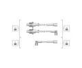 Sada kabel pro zapalovn MAGNETI MARELLI ‐ MAG 941319170118