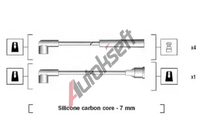 MAGNETI MARELLI Sada kabel pro zapalovn MAG 941325120904, 941325120904