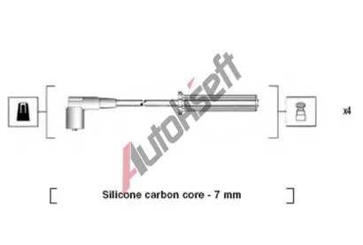 MAGNETI MARELLI Sada kabel pro zapalovn MAG 941365100933, 941365100933
