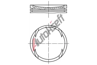 MAHLE Píst MAO 001 40 02, 001 40 02 MAHLE Píst MAO 001 40 02, 001 40 02