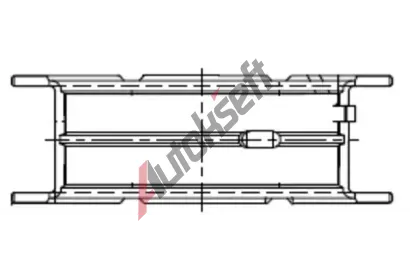 MAHLE Loiska klikovho hdele MAO 001 FL 21834 025, 001 FL 21834 025