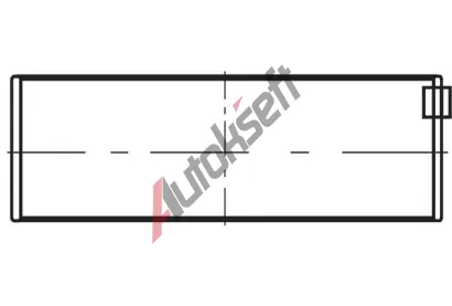 MAHLE Loiska klikovho hdele MAO 001 HL 20044 000, 001 HL 20044 000