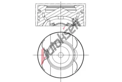 MAHLE Píst MAO 001 PI 00133 002, 001 PI 00133 002 MAHLE Píst MAO 001 PI 00133 002, 001 PI 00133 002