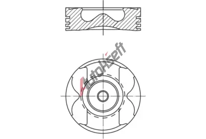 MAHLE P�st MAO 001 PI 00177 002, 001 PI 00177 002
