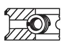 MAHLE Sada pístních kroužků MAO 008 58 N2, 008 58 N2