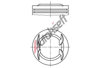 MAHLE P�st MAO 009 44 01, 009 44 01