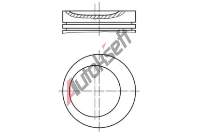 MAHLE Píst MAO 011 62 01, 011 62 01 MAHLE Píst MAO 011 62 01, 011 62 01