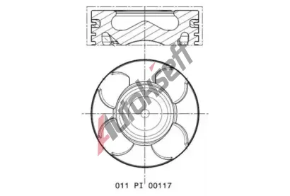 MAHLE Pst MAO 011 PI 00117 000, 011 PI 00117 000