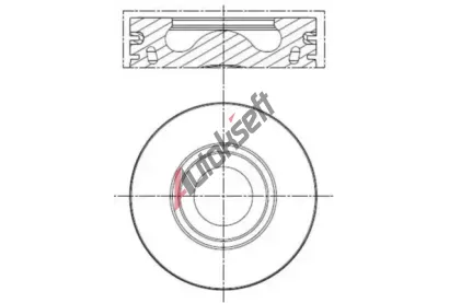 MAHLE Píst MAO 013 PI 00137 000, 013 PI 00137 000 MAHLE Píst MAO 013 PI 00137 000, 013 PI 00137 000