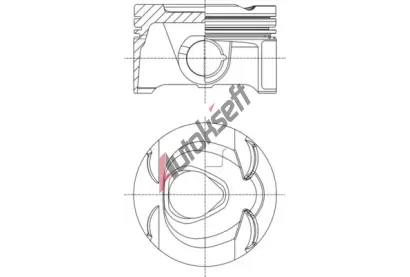MAHLE Píst MAO 013 PI 00149 002, 013 PI 00149 002 MAHLE Píst MAO 013 PI 00149 002, 013 PI 00149 002
