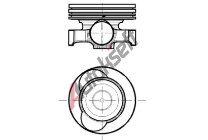 MAHLE P�st MAO 021 PI 00118 100, 021 PI 00118 100