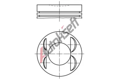 MAHLE P�st MAO 021 PI 00127 002, 021 PI 00127 002