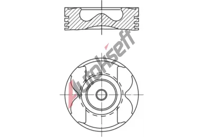 MAHLE Píst MAO 021 PI 00129 002, 021 PI 00129 002  MAHLE Píst MAO 021 PI 00129 002, 021 PI 00129 002