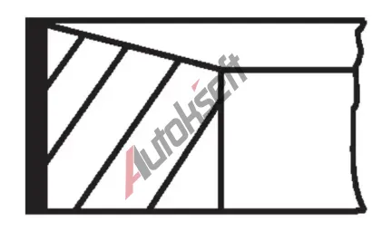 MAHLE Sada p�stn�ch krou�k� MAO 021 RS 00119 0N1, 021 RS 00119 0N1