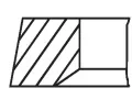 MAHLE Sada p�stn�ch krou�k� MAO 021 RS 00119 0N1, 021 RS 00119 0N1