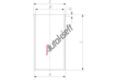 MAHLE Vložený válec MAO 021 WV 35 00, 021 WV 35 00 MAHLE Vložený válec MAO 021 WV 35 00, 021 WV 35 00