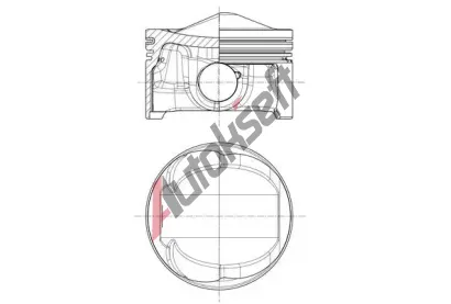 MAHLE P�st MAO 028 PI 00125 000, 028 PI 00125 000