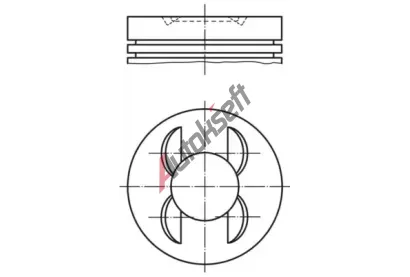 MAHLE P�st MAO 028 PI 00153 002, 028 PI 00153 002