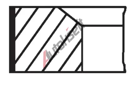 MAHLE Sada p�stn�ch krou�k� MAO 028 RS 10136 0N0, 028 RS 10136 0N0