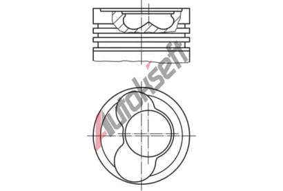 MAHLE Píst MAO 030 65 02, 030 65 02 MAHLE Píst MAO 030 65 02, 030 65 02