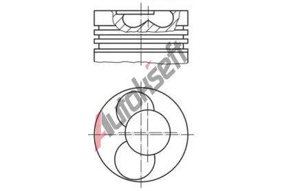 MAHLE P�st MAO 030 90 02, 030 90 02