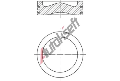 MAHLE Píst MAO 039 PI 00125 000, 039 PI 00125 000 MAHLE Píst MAO 039 PI 00125 000, 039 PI 00125 000
