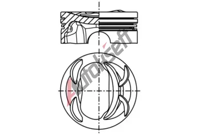 MAHLE P�st MAO 039 PI 00129 000, 039 PI 00129 000