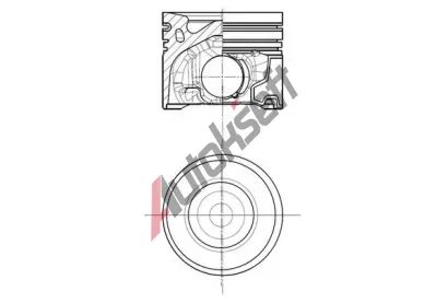 MAHLE P�st MAO 039 PI 00139 000, 039 PI 00139 000