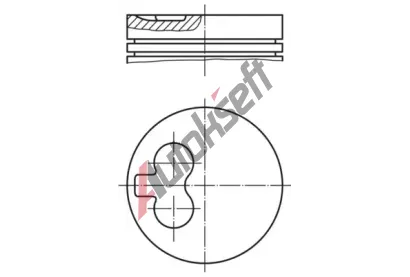 MAHLE Píst MAO 040 01 01, 040 01 01 MAHLE Píst MAO 040 01 01, 040 01 01