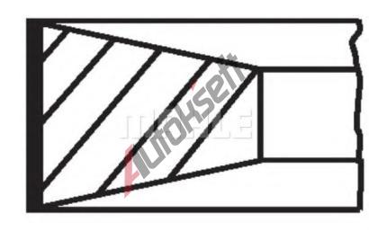 MAHLE Sada pístních kroužků MAO 081 69 N0, 081 69 N0 MAHLE Sada pístních kroužků MAO 081 69 N0, 081 69 N0