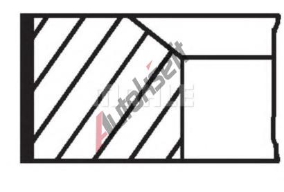 MAHLE Sada pístních kroužků MAO 081 76 N0, 081 76 N0 MAHLE Sada pístních kroužků MAO 081 76 N0, 081 76 N0