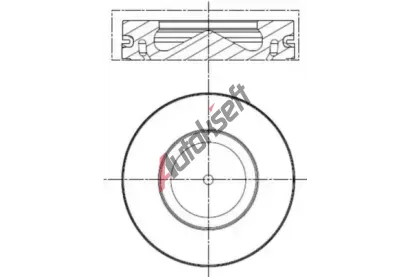 MAHLE Píst MAO 081 PI 00113 001, 081 PI 00113 001 MAHLE Píst MAO 081 PI 00113 001, 081 PI 00113 001