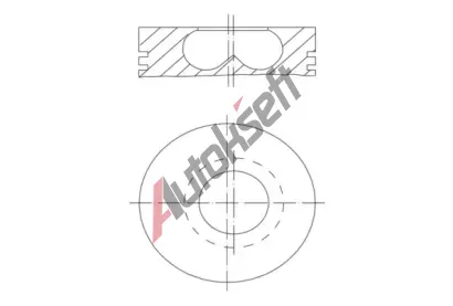 MAHLE P�st MAO 081 PI 00123 001, 081 PI 00123 001