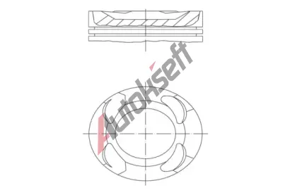 MAHLE P�st MAO 081 PI 00126 000, 081 PI 00126 000