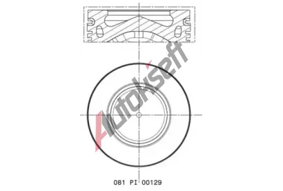 MAHLE P�st MAO 081 PI 00129 000, 081 PI 00129 000