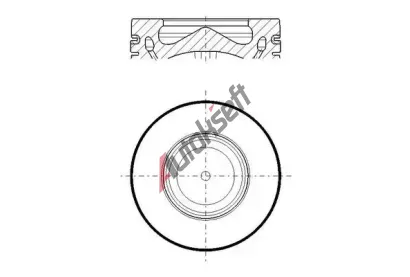 MAHLE P�st MAO 081 PI 00136 000, 081 PI 00136 000