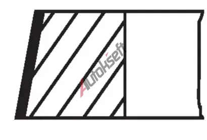 MAHLE Sada pístních kroužků MAO 081 RS 00117 0N1, 081 RS 00117 0N1 MAHLE Sada pístních kroužků MAO 081 RS 00117 0N1, 081 RS 00117 0N1
