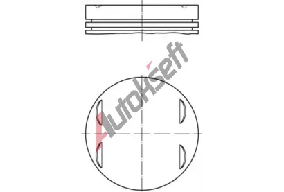 MAHLE Píst MAO 083 13 01, 083 13 01 MAHLE Píst MAO 083 13 01, 083 13 01